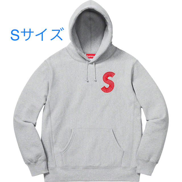 S Logo Hooded Sweatshirt Heather Grey ‼︎