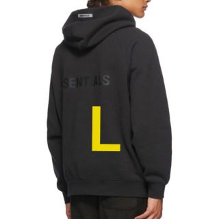 フィアオブゴッド(FEAR OF GOD)の★FOG ESSENTIALS★ ジップアップ パーカー ブラック 黒［L］(パーカー)