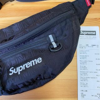 シュプリーム(Supreme)のSupreme 2019 SS ウェストバッグ　ブラック(ボディーバッグ)