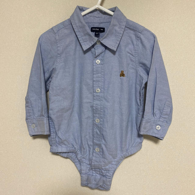 babyGAP(ベビーギャップ)のbabygap シャツロンパース キッズ/ベビー/マタニティのベビー服(~85cm)(ロンパース)の商品写真