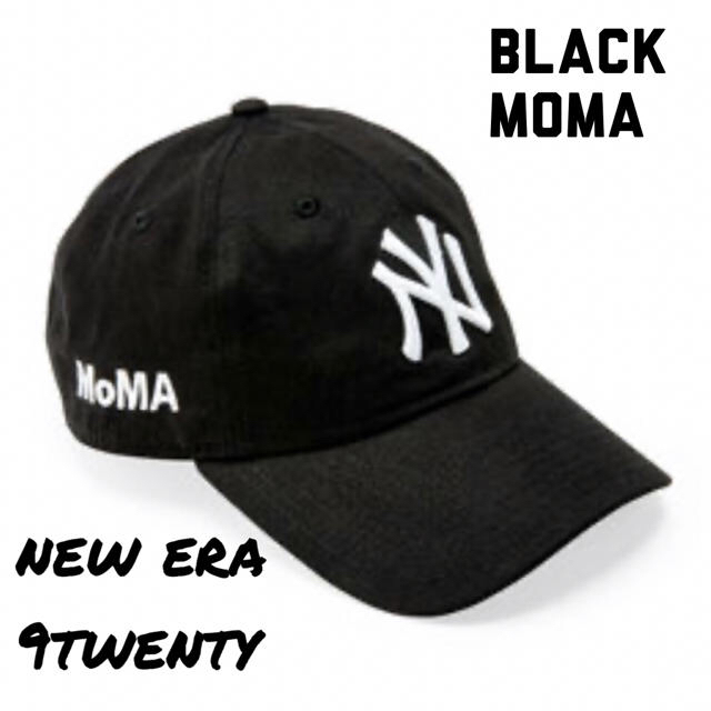 新品未使用　black moma new era NY yankees cap