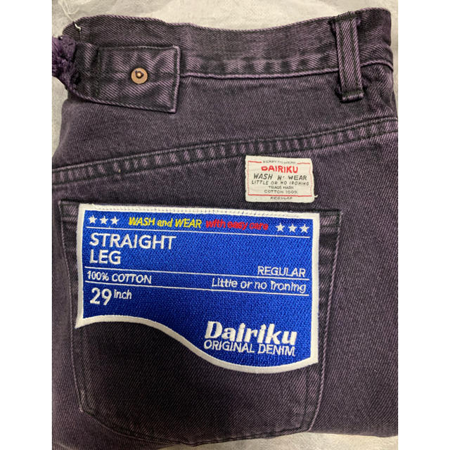 SUNSEA(サンシー)のDAIRIKU20ss “WASH N’ WEAR Denim Pants” メンズのパンツ(デニム/ジーンズ)の商品写真