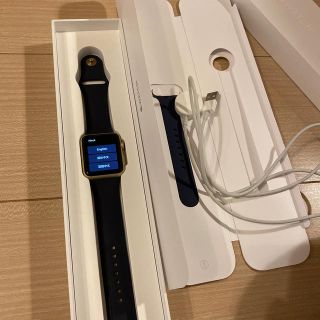 アップルウォッチ(Apple Watch)のApple Watch Series 1 ネイビー【匿名・送料無料】(腕時計(デジタル))