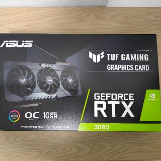 エイスース(ASUS)の新品未開封 TUF-RTX3080-O10G-GAMING(PCパーツ)