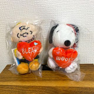 ピーナッツ(PEANUTS)のハートキャッチ スヌーピー&チャーリーブラウン マスコット(キャラクターグッズ)