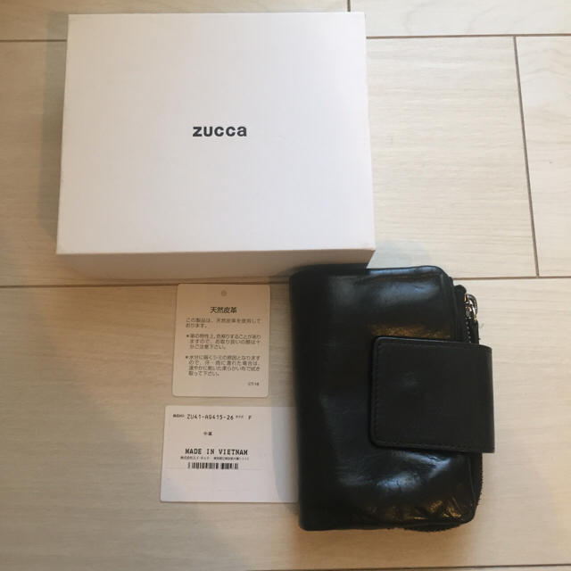 ZUCCa(ズッカ)のzucca 財布 黒 革 レザー  レディースのファッション小物(財布)の商品写真