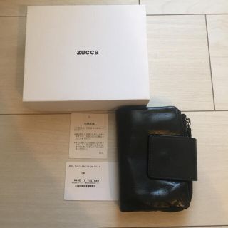 ズッカ(ZUCCa)のzucca 財布 黒 革 レザー (財布)