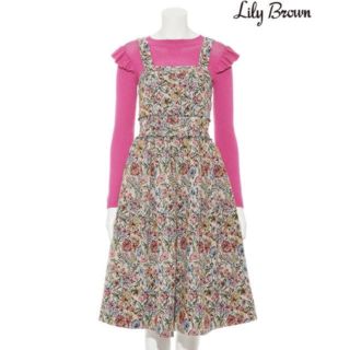リリーブラウン(Lily Brown)のlily brown  ゴブラン織り　ワンピース(ひざ丈ワンピース)