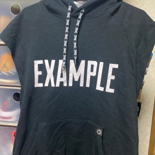 シュプリーム(Supreme)のexample×everlast コラボノースリーブパーカー(パーカー)