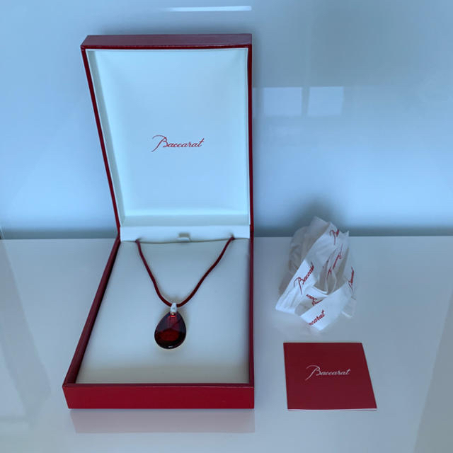 Baccarat(バカラ)の✯ 深紅 Baccarat ペンダント ルビー クリスタル ネル 様 ご専用 ✯ レディースのアクセサリー(ネックレス)の商品写真