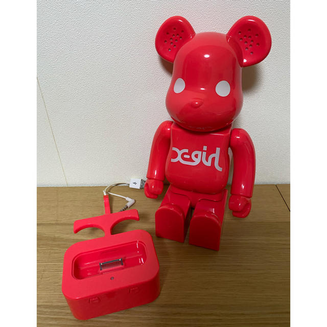 X-girl(エックスガール)のX-girl×be@rbrick medicom toy  400% レディースのレディース その他(その他)の商品写真