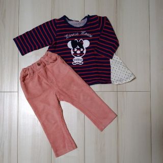 キッズズー(kid’s zoo)の80cm上下セット☆(Ｔシャツ)