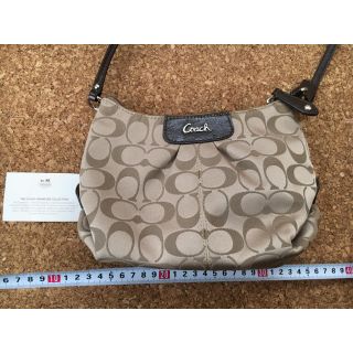 コーチ(COACH)のCoach shoulder bag コーチ　ショルダーバッグ(ショルダーバッグ)