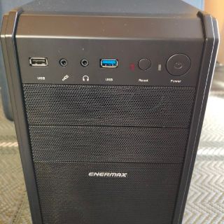 PCケース　ATX　黒色(PCパーツ)