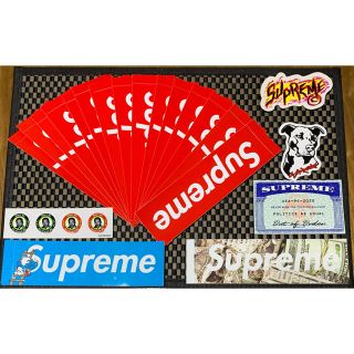 シュプリーム(Supreme)のシュプリーム  ステッカーセット　赤15枚　その他6枚(その他)