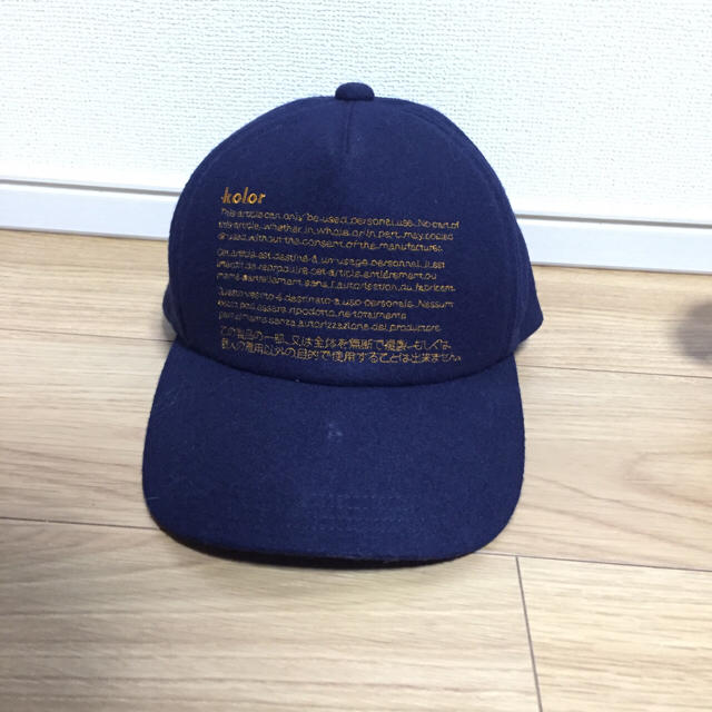 kolor(カラー)のkolor baseballcap  メンズの帽子(キャップ)の商品写真