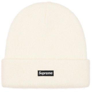 シュプリーム(Supreme)のSupreme Mohair Beanie 白 シュプリーム モヘア ビーニー(ニット帽/ビーニー)