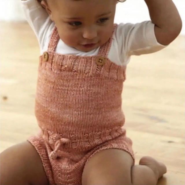 Caramel baby&child (キャラメルベビー&チャイルド)のmisha and puff ニットロンパース キッズ/ベビー/マタニティのベビー服(~85cm)(ロンパース)の商品写真