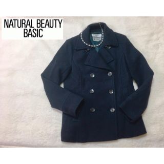 ナチュラルビューティーベーシック(NATURAL BEAUTY BASIC)のNATURAL BEAUTY BASIC LA TORRE Pコート ハーフ(ピーコート)