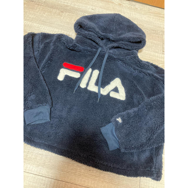 CECIL McBEE(セシルマクビー)のFILA×セシルマクビーコラボもこもこパーカー♡セット♡ レディースのトップス(パーカー)の商品写真