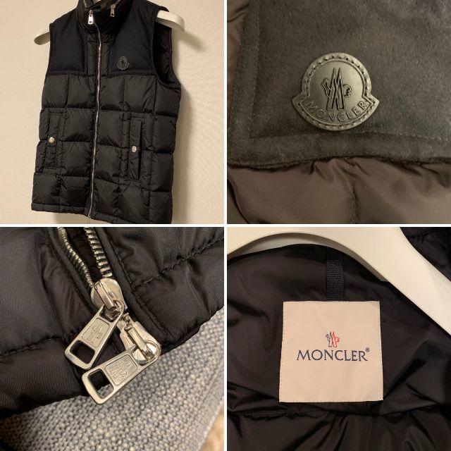 MONCLER - 0サイズ MONCLER CESAR GILET 黒の通販 by ピノ's shop