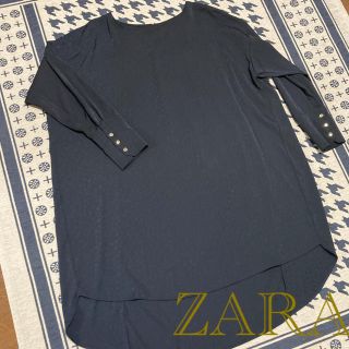 ザラ(ZARA)の【スバママ様専用】Zara チュニック　ネイビー(チュニック)