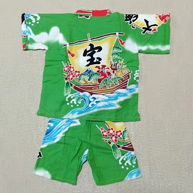 甚平　100〜110 キッズ/ベビー/マタニティのキッズ服男の子用(90cm~)(甚平/浴衣)の商品写真