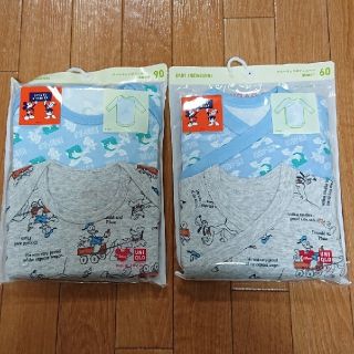 ユニクロ(UNIQLO)のaya*さま専用　　ユニクロ クルーネックボディスーツ ドナルド 長袖  お揃い(肌着/下着)