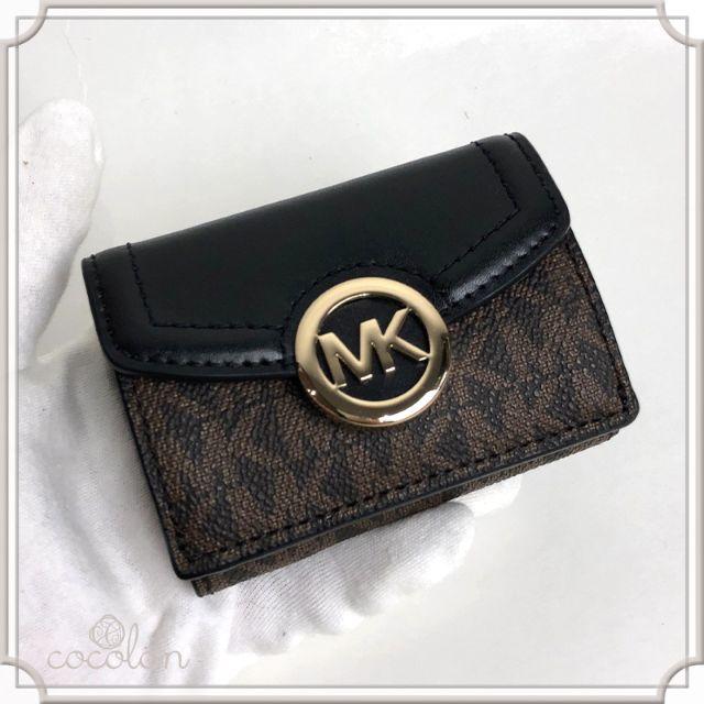 新品 MICHAEL KORS マイケルコース 折り財布 ブラック 黒色