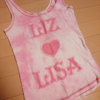 リズリサ(LIZ LISA)のリズリサ♡タイダイ柄タンクトップ(タンクトップ)