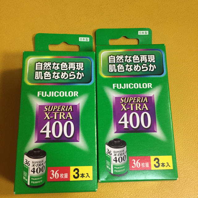 フジカラー フィルム  富士フィルム 400 36枚撮り 3本パック × 2