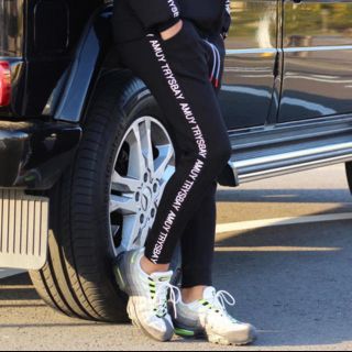 amuytrysby LOGO LINE JOG PANTS(その他)