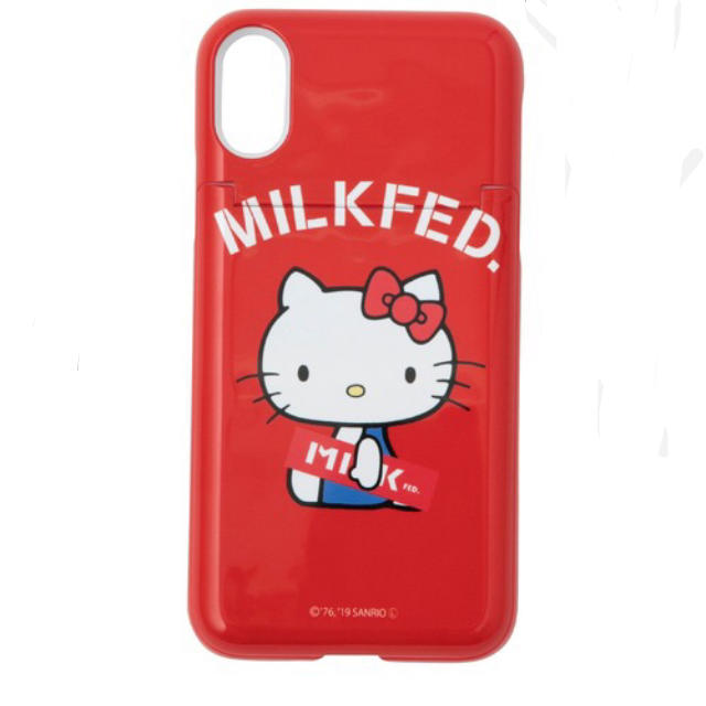 ハローキティ(ハローキティ)のMILKFED ✖️ HELLO KITTY スマホ/家電/カメラのスマホアクセサリー(iPhoneケース)の商品写真