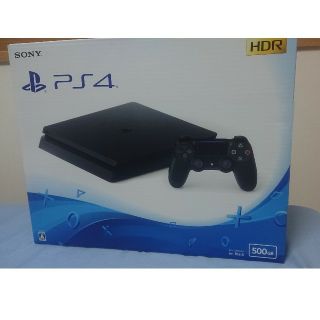 プレイステーション4(PlayStation4)の新品･未使用 PS4 CUH‐2200 ブラック 500GB(家庭用ゲーム機本体)