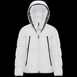 モンクレール(MONCLER)の正規品　国内即日発送　MONCLER モンクラー　ホワイト　サイズ2(ダウンジャケット)