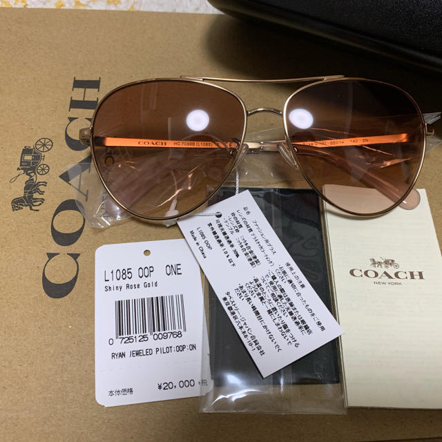 新品 coach コーチサングラス