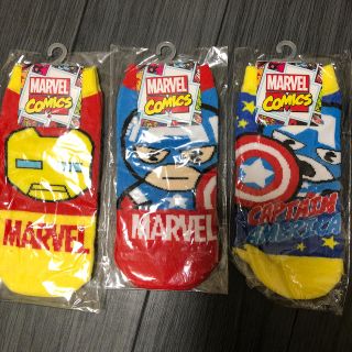 マーベル(MARVEL)のMARVEL靴下3足セット子供用(靴下/タイツ)