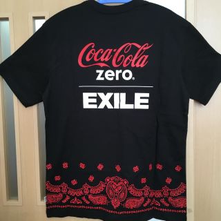 コカ・コーラ EXILE コラボTシャツ L ブラック ペイズリー 日本製 半袖