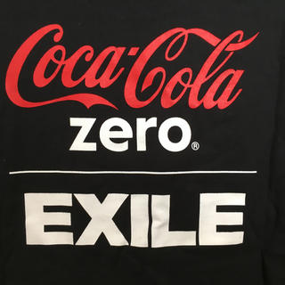 コカ・コーラ EXILE コラボTシャツ L ブラック ペイズリー 日本製 半袖