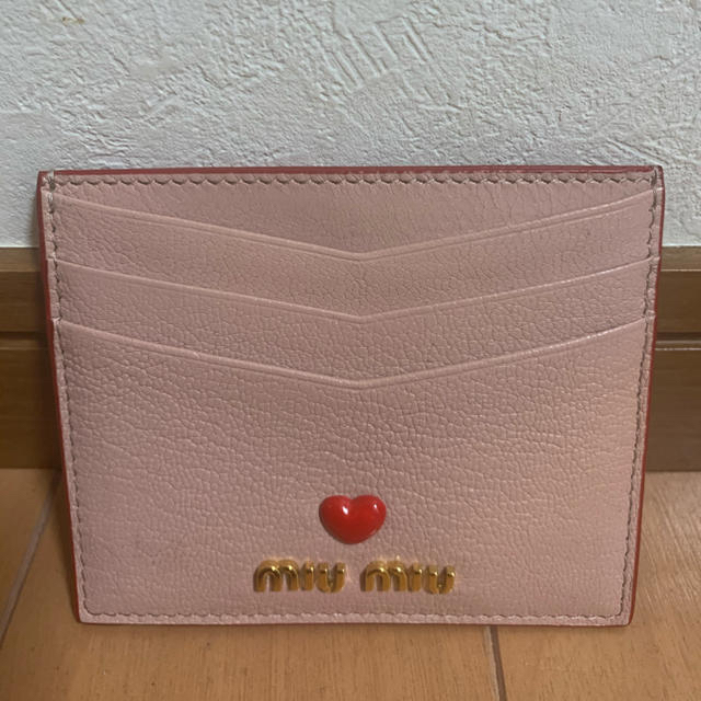 【美品】miumiu パスケース