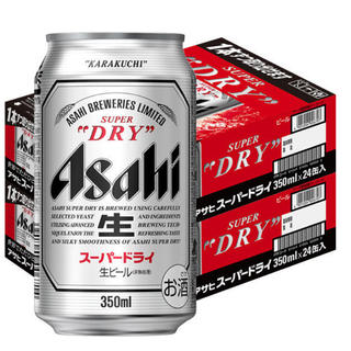 アサヒ(アサヒ)のアサヒスーパードライ 350ml24本　【2箱】(ビール)