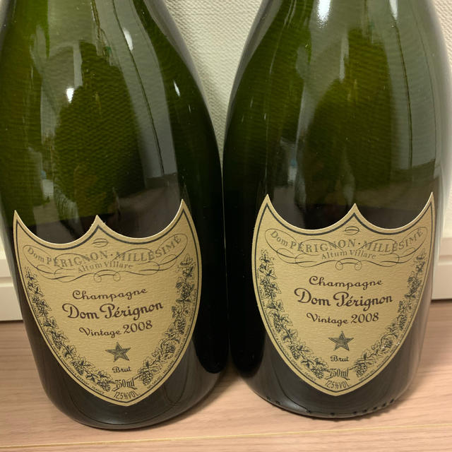 Dom Pérignon(ドンペリニヨン)のドンペリニヨン　2008 2本セット 食品/飲料/酒の酒(シャンパン/スパークリングワイン)の商品写真