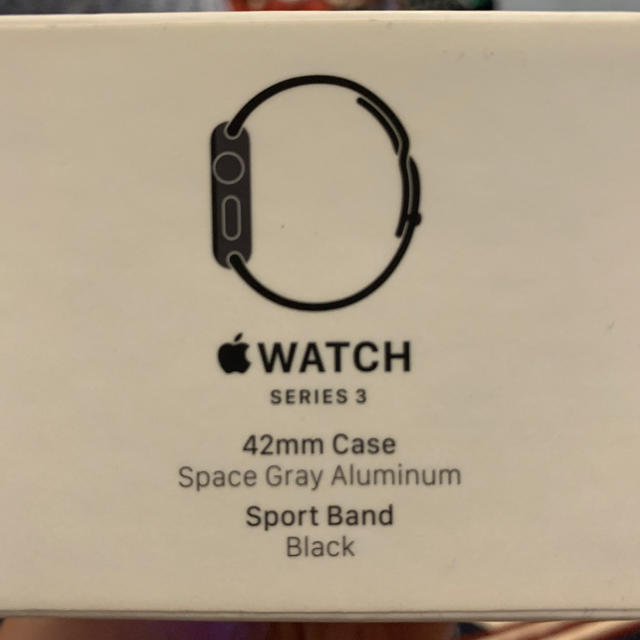 Apple Watch(アップルウォッチ)のApple Watch series 3 GPS 42mm Space Gray メンズの時計(腕時計(デジタル))の商品写真