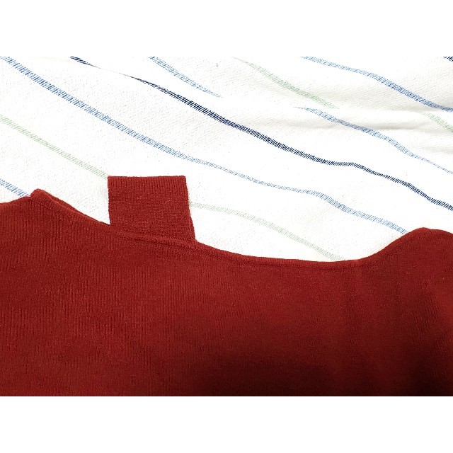 ボリュームスリーブのオフショルニット レディースのトップス(ニット/セーター)の商品写真