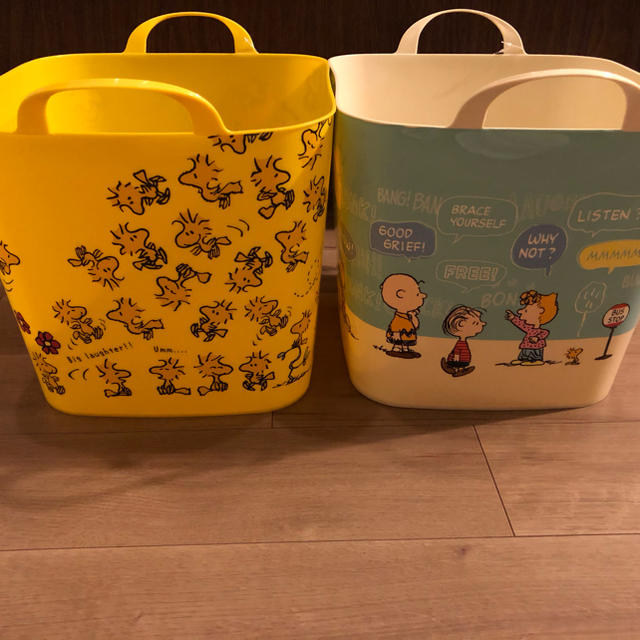 SNOOPY - gankochan様専用/スヌーピー ランドリーバスケット2個セット
