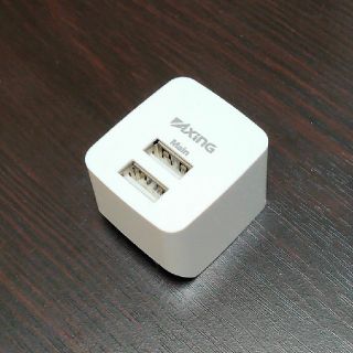 USB/電源変換アダプタ コンセント 2ポート 多摩電子工業(変圧器/アダプター)