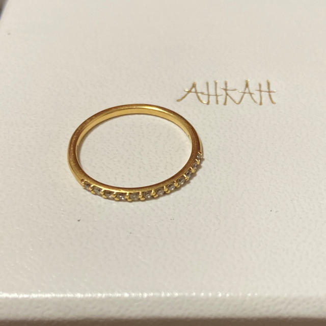 AHKAH(アーカー)の専用！AHKAHアーカードゥーズブリエリング0.12ct レディースのアクセサリー(リング(指輪))の商品写真