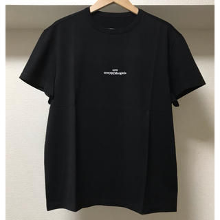 マルタンマルジェラ(Maison Martin Margiela)のメゾンマルジェラ 反転ロゴTシャツ 48(Tシャツ/カットソー(半袖/袖なし))