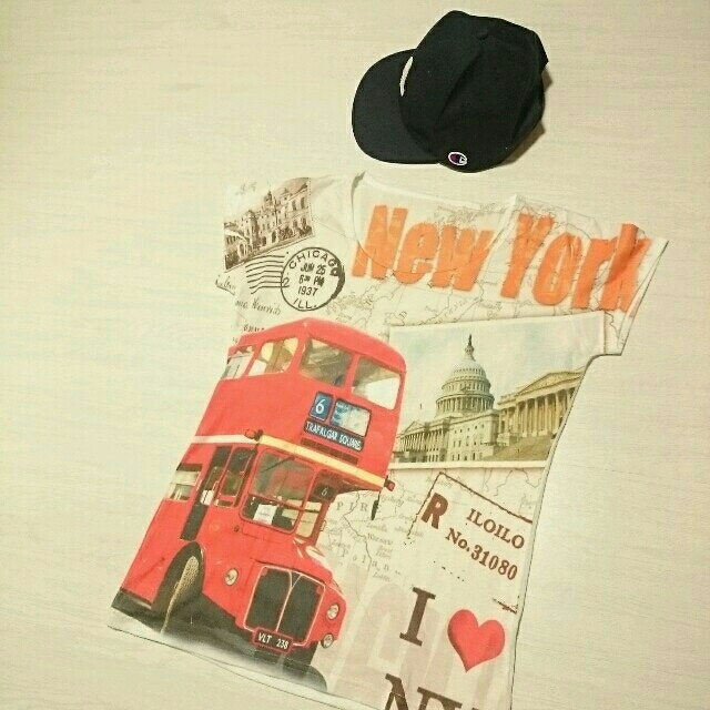 I♥NY プリントTシャツ レディースのトップス(Tシャツ(半袖/袖なし))の商品写真