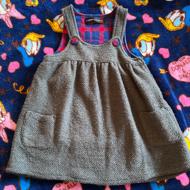 ジャンパースカート ワンピース 80 キッズ/ベビー/マタニティのキッズ服女の子用(90cm~)(ワンピース)の商品写真